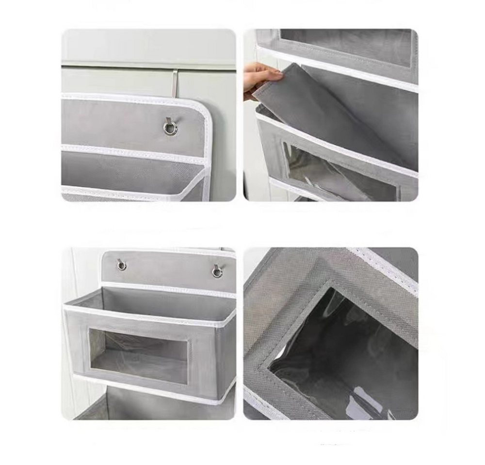 Coonoor Hängeregal Hängeaufbewahrung Organizer mit 5 Netztaschen,Taschen Organizer Bild 4