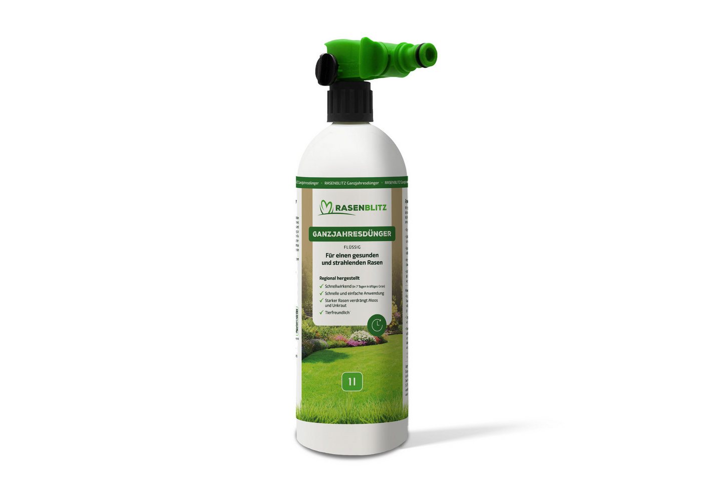 RASENBLITZ Rasendünger RASENBLITZ Ganzjahresdünger, 1 Liter, 2 Liter, 5 Liter, 10 Liter Bild 4