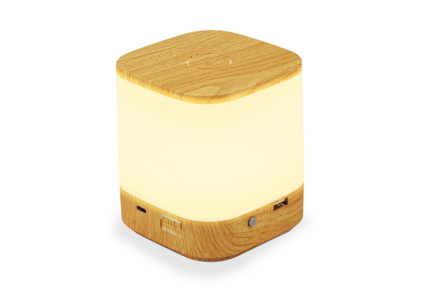 ZMH LED Tischleuchte Aufladbar Flur mit 3 Farbtemperatur Nachttischlampe Akku 3600mAH USB, Einfache Installation, LED fest integriert, 3000-6500K, Nachttischlampe für Schlafzimmer mit 3 Farbtemperatur&Timing Funktion Bild 3