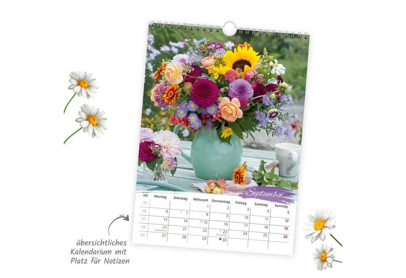 Trötsch Verlag Wandkalender TRÖTSCH - Classickalender Blumenkalender 2027 Bild 2