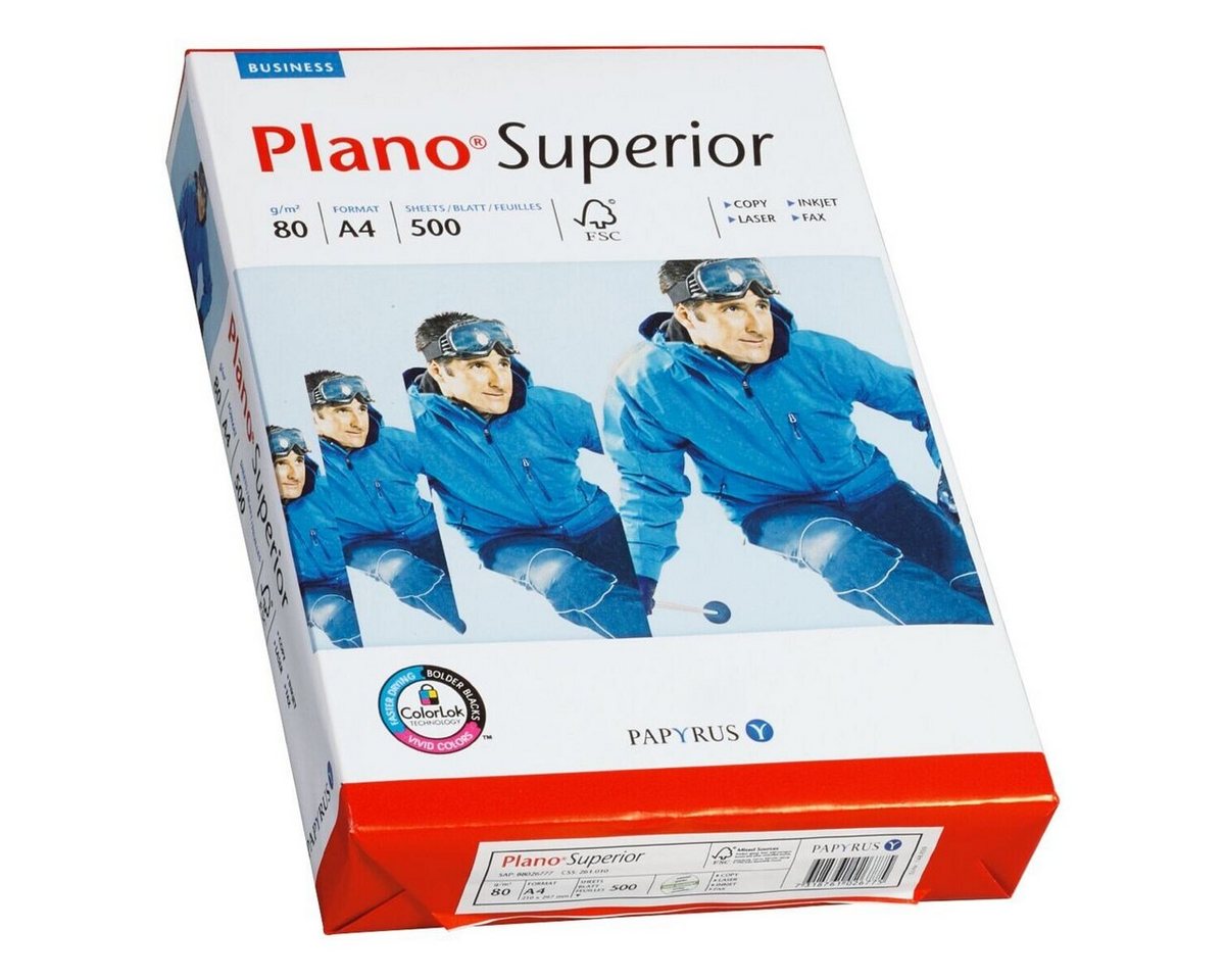 PLANO Druckerpapier Superior, Format DIN A4, 80 g/m², 165 CIE, 500 Blatt Bild 3