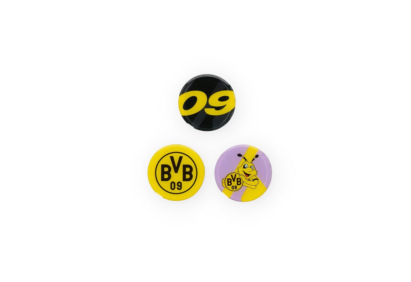 BVB MERCHANDISING Magnet BVB Magnete 3er Set Bild 2