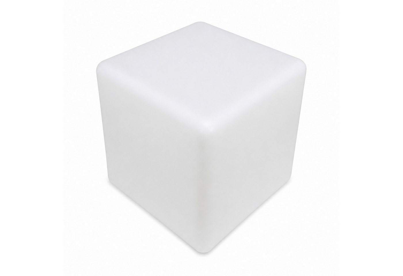 SATISFIRE LED Würfel LED Leuchtwürfel Cube 40x40cm E27 warmweiß outdoor Beistelltisch, LED Classic, warmweiß (2100K bis 3000K) Bild 2