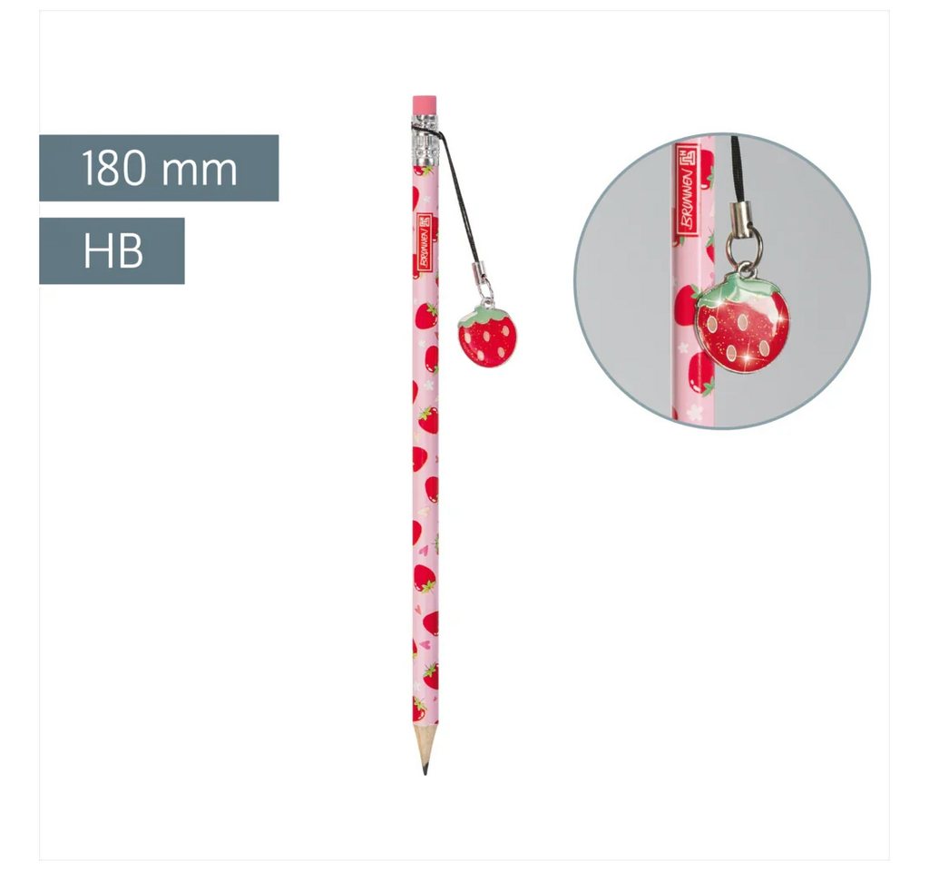 BRUNNEN Bleistift BRUNNEN Bleistift HB Fruity Love, 180 mm, zufälliges Design