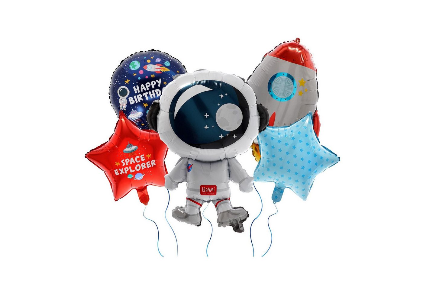 Legami Filzstift Legami 5er Set Ballons - Let's Party! - Weltall