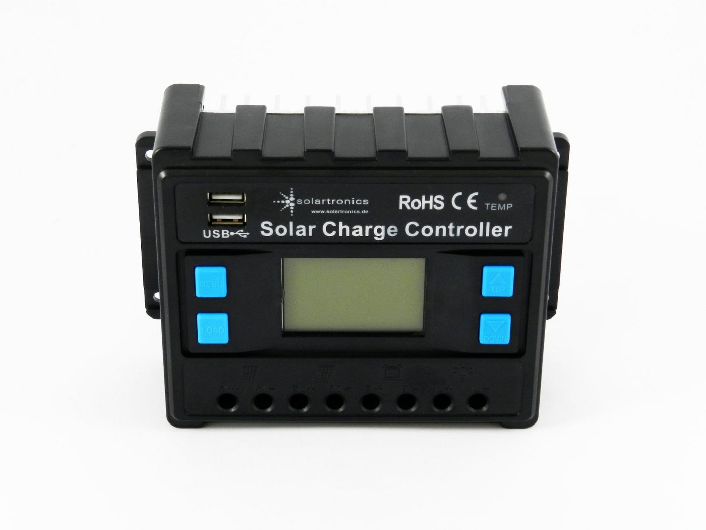 solartronics Solarmodul 10A - 40A Laderegler Solar 12V 24V, PWM Solarladeregler, LCD Anzeige Bild 4