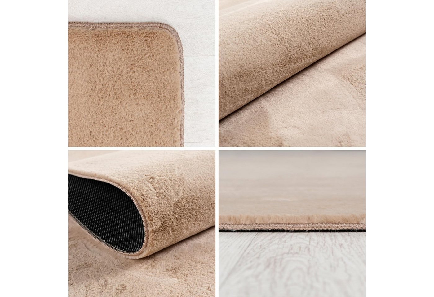 Carpetilla Teppich Waschbarer Teppich– Modern & Weich für Wohnzimmer, Schlafzimmer, Rechteckig Bild 2