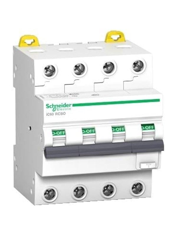 Schneider Electric Combination switch Acti 9 iC60 4P 20A 30mA B characteristic 6kA class A