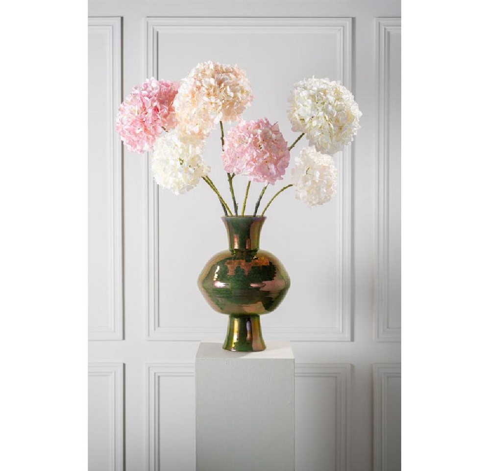 Künstliche Zimmerpflanze Seidenblume Hortensie Hydrangea Rosa Hell (83cm), SILK-KA Bild 2