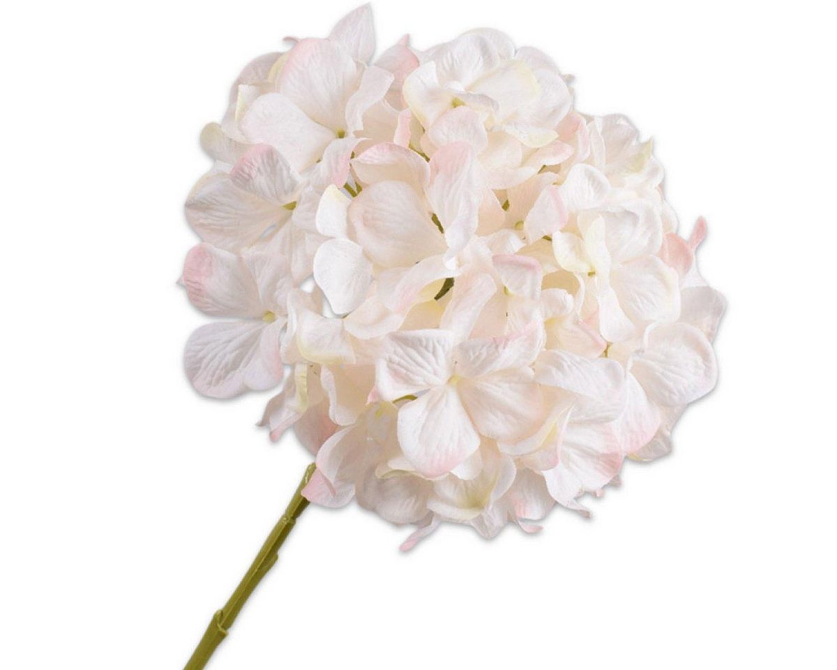 Künstliche Zimmerpflanze Seidenblume Hortensie Hydrangea Rosa Hell (83cm), SILK-KA Bild 3