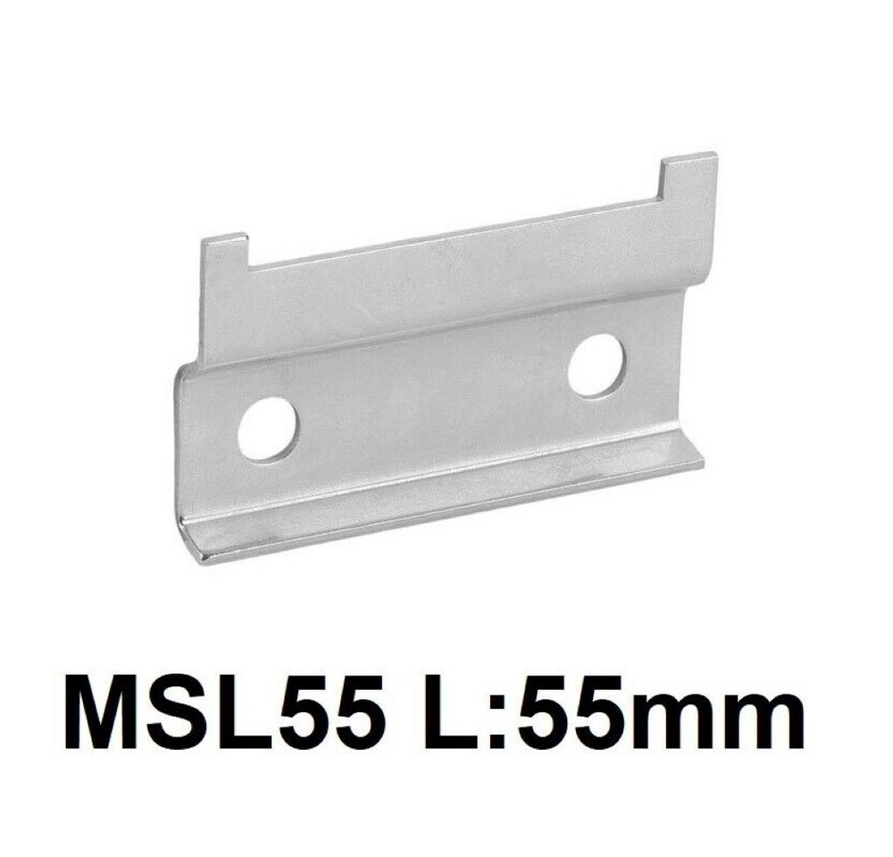Prima-Online Möbelbeschlag Hängeschrank Aufhängeschiene Stahlschiene Montageschiene Wandhaken (10 St) Bild 2