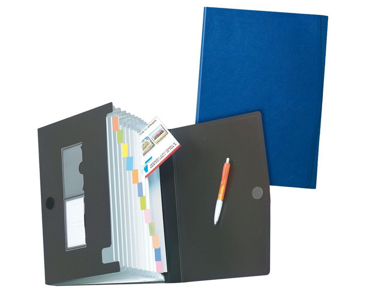 Herlitz Fächermappe Fächermappe A4 PP 12 Fächer farbig sortiert Bild 2