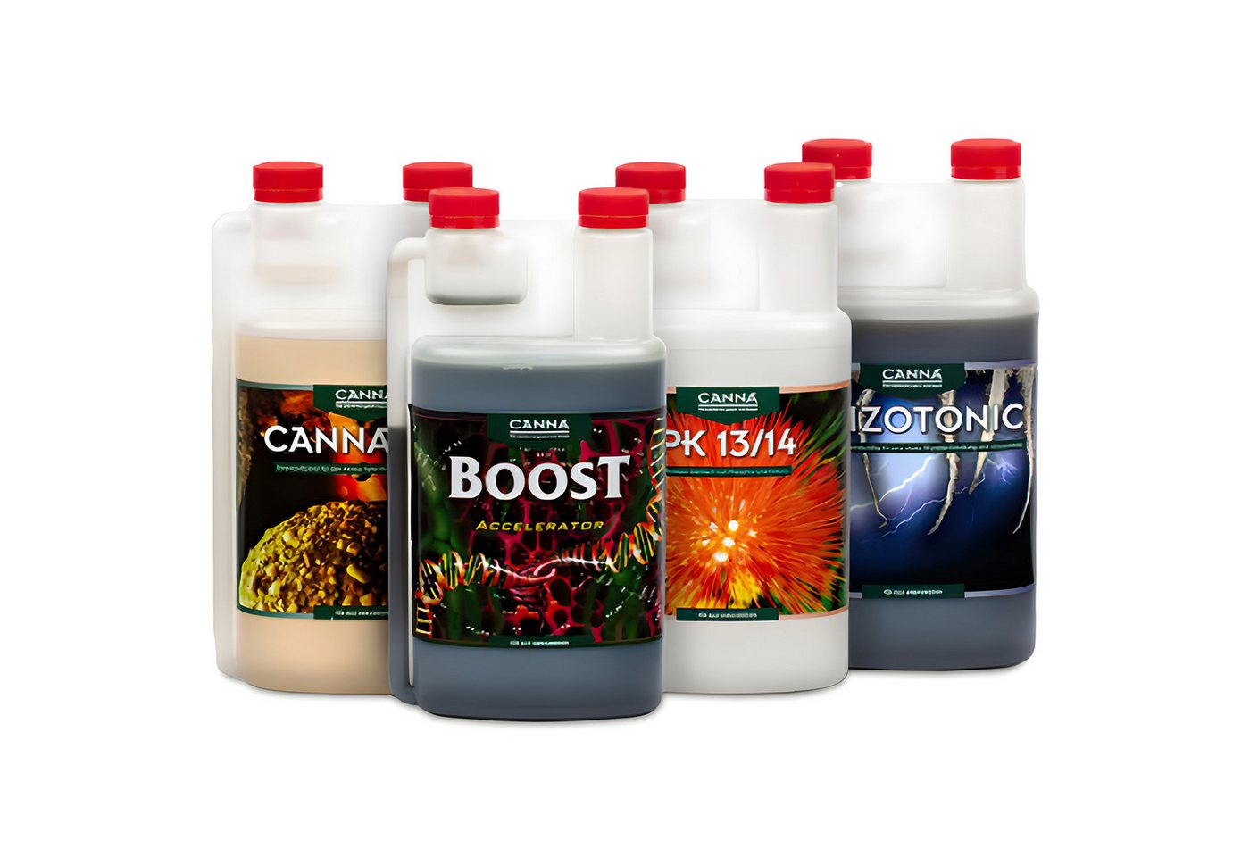 Canna Spezialdünger Canna Zusätze Set, 4x1 Liter