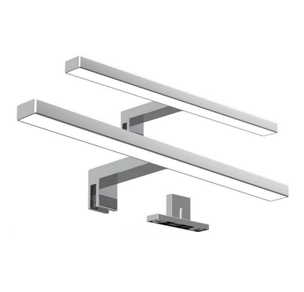WILGOON Spiegelleuchte LED Wandleuchte, 30cm 60cm LED Spiegelleuchte 230V 8W/5W 400lm/650lm, LED fest integriert, Kaltweiß, Aufbauleuchte + Klemmleuchte,Schminklicht,Schrank-Beleuchtung 230V Bild 3