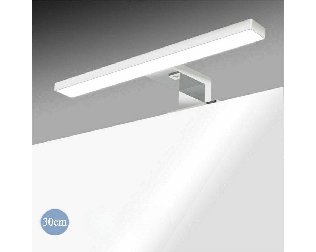 WILGOON Spiegelleuchte LED Wandleuchte, 30cm 60cm LED Spiegelleuchte 230V 8W/5W 400lm/650lm, LED fest integriert, Kaltweiß, Aufbauleuchte + Klemmleuchte,Schminklicht,Schrank-Beleuchtung 230V Bild 4
