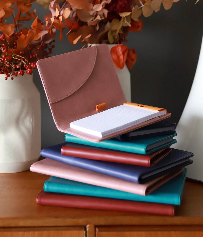 Rhodia Organisationsmappe Mappe Block oder Notizheft A5 N16 17,5x23,5cm Mitternachtsblau 216005C, Mappe für Block/Notizheft