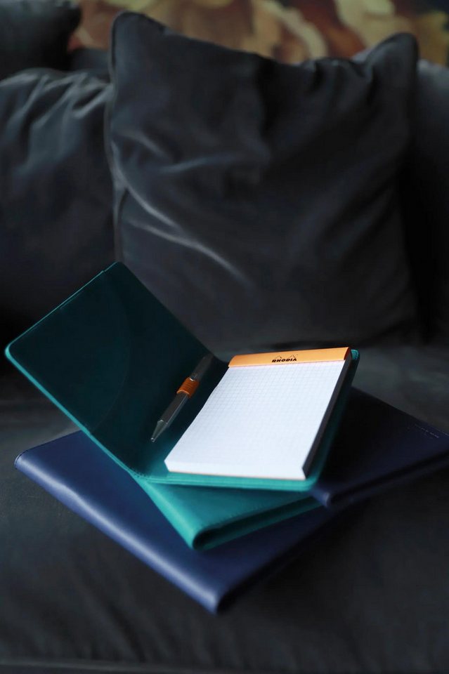 Rhodia Organisationsmappe Mappe Block oder Notizheft A5 N16 17,5x23,5cm Mitternachtsblau 216005C, Mappe für Block/Notizheft Bild 4