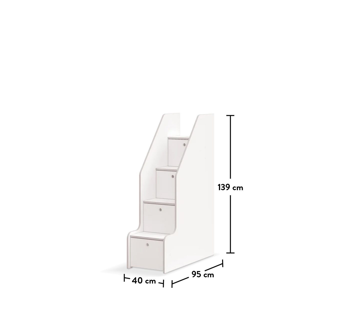 Möbel-Zeit Betttreppe STUDIO Treppe mit Stauraum Bild 5
