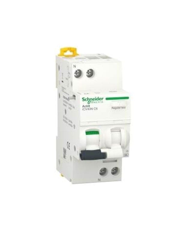 Schneider Electric Acti9 Combination switch iCV40N 1P+N 10A B 30mA 6kA at A 36 mm