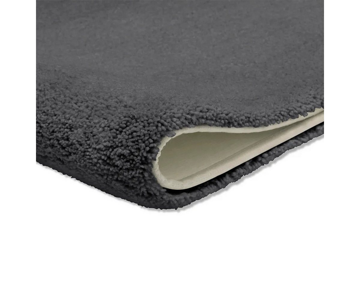 JOOP! Badematte Joop! Badteppich Duschvorleger Badematte basic anthrazit 60x90, Höhe 20 mm, Polyamid, Rutschfest