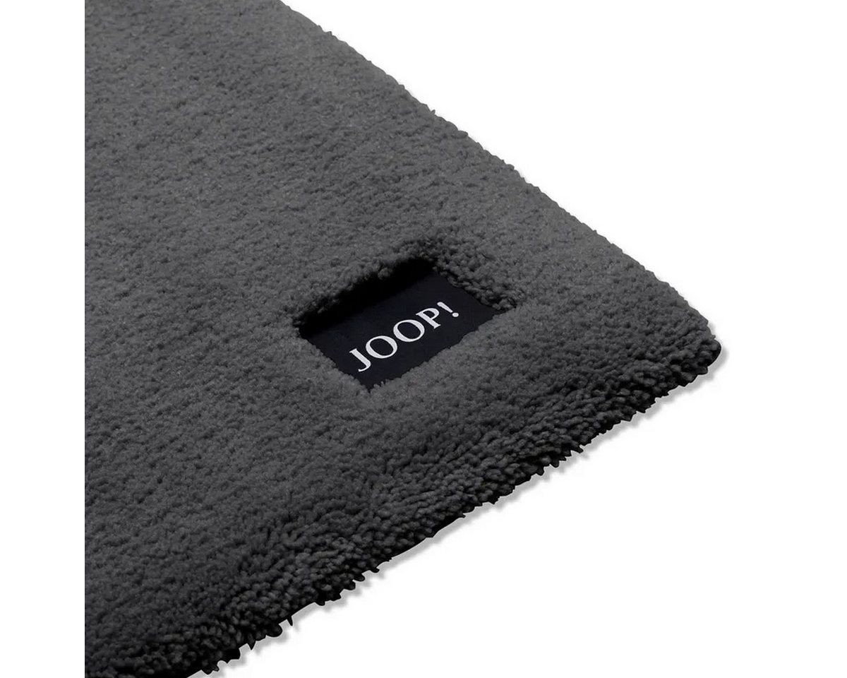 JOOP! Badematte Joop! Badteppich Duschvorleger Badematte basic anthrazit 60x90, Höhe 20 mm, Polyamid, Rutschfest Bild 3