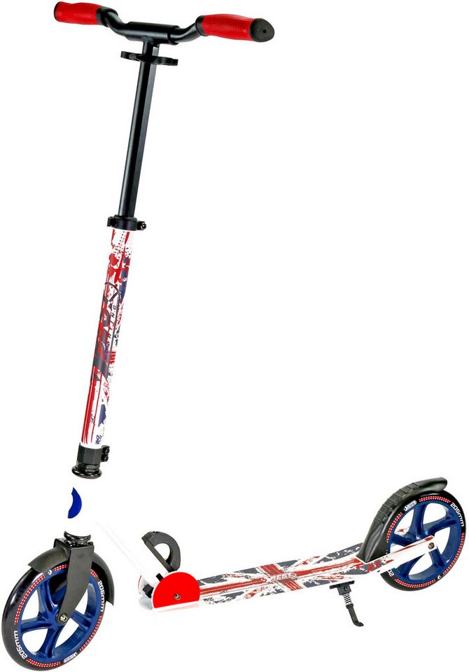 Best Sporting Cityroller City-Scooter weiß blau England Bild 2