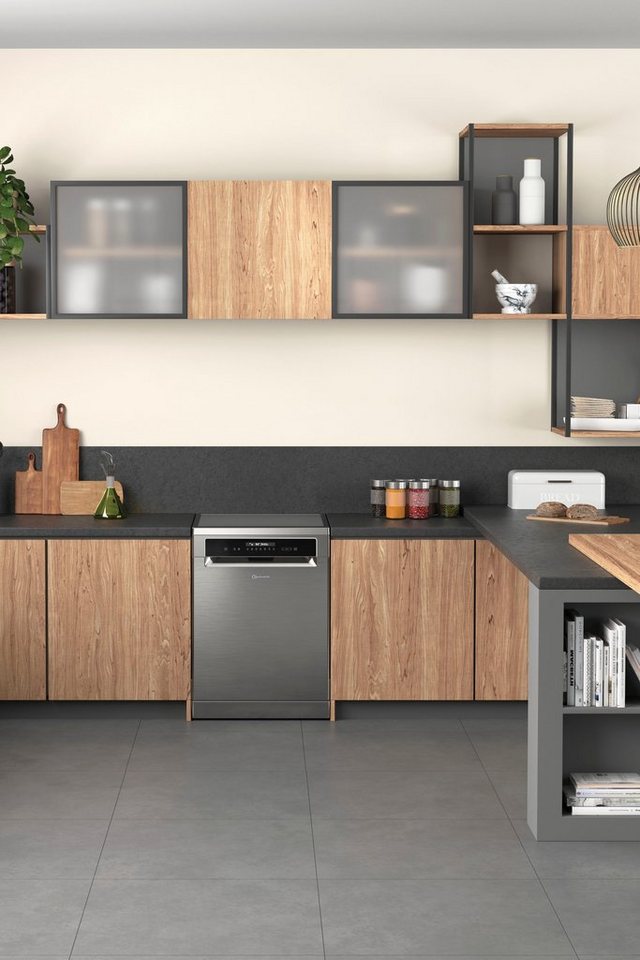 BAUKNECHT Standgeschirrspüler OBFC Ecosilent2 7540, 8,9 l, 14 Maßgedecke, ActiveDry – automatische Türöffnung für bessere Trockungsergebnisse