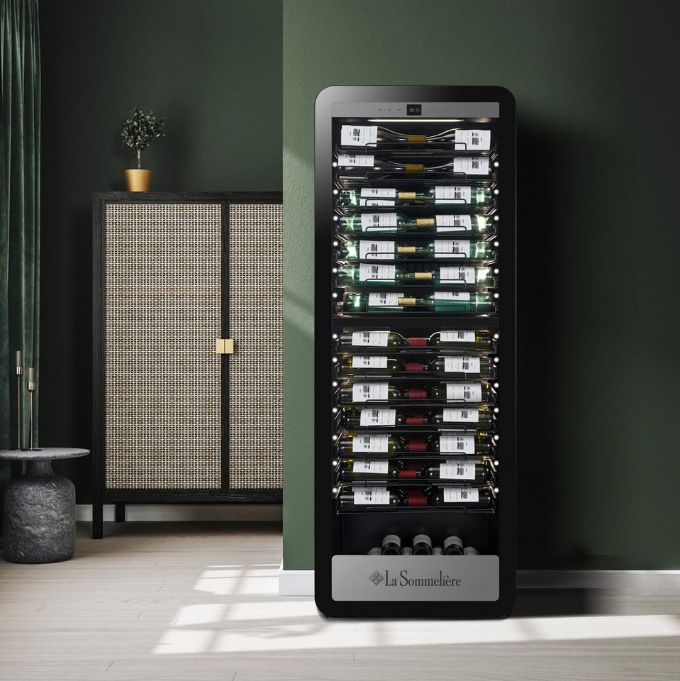 La Sommelière Weinkühlschrank APOGEE185DZPRO, für 184 Standardflaschen á 0,75l,2 Zonen, Aktivkohlefilter, LED-Beleuchtung, SMART Bild 4