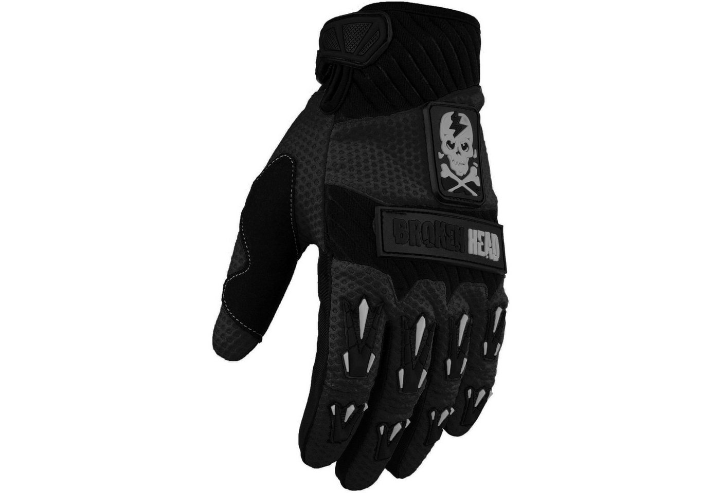 Motorradhandschuhe Faustschlag schwarz Weiteneinstellung Bild 4