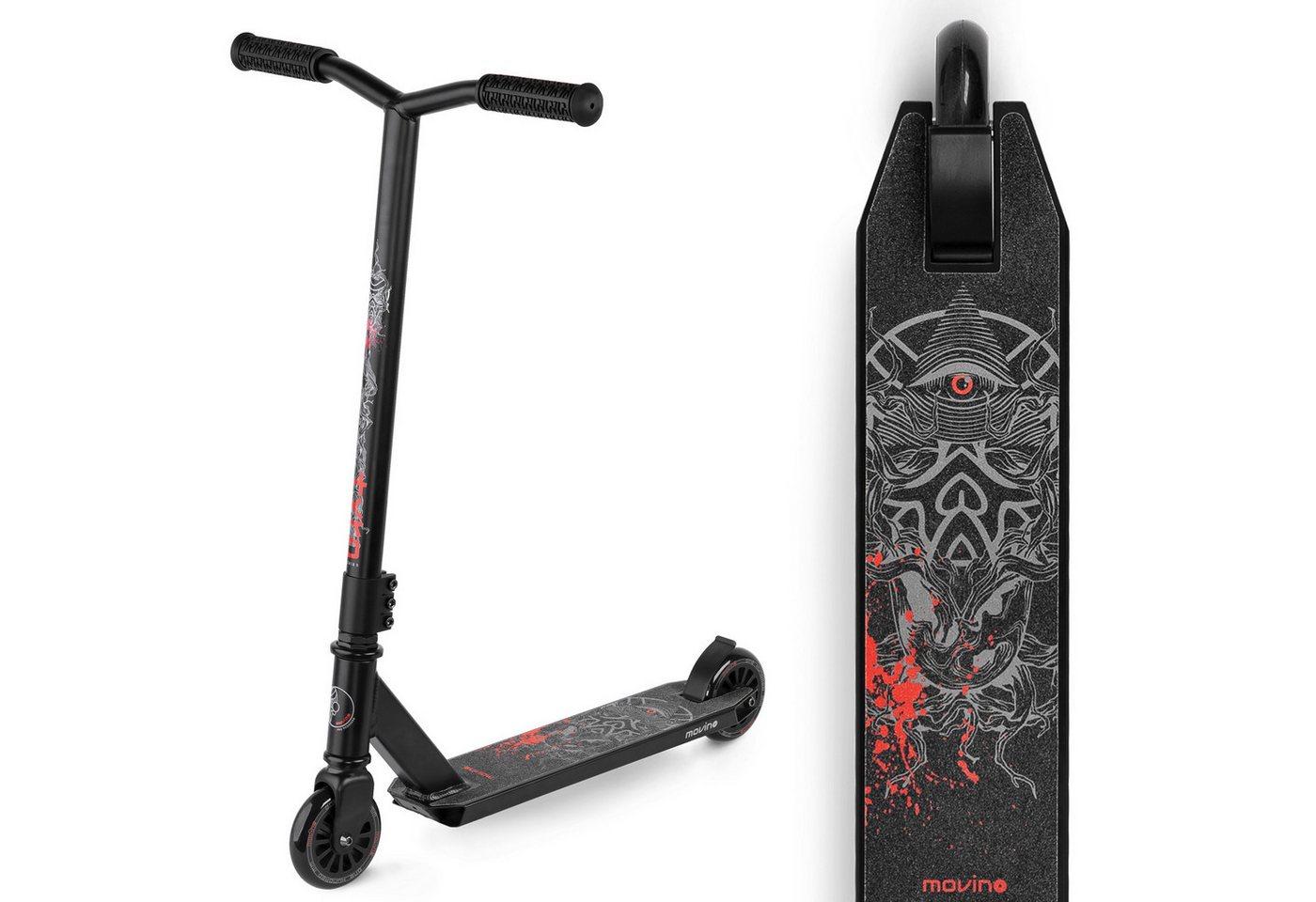 Movino Stuntscooter MOVINO TYRO leicht 2,9 kg 100mm Rollen ABEC9 Bild 2