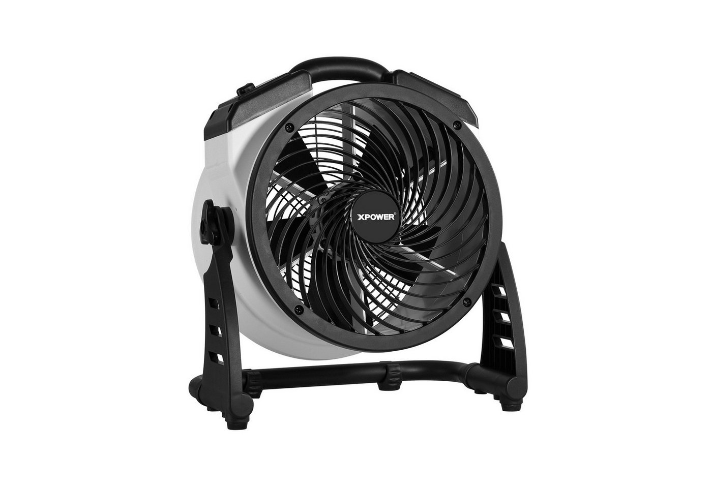 XPOWER Tischventilator Luftumwälz Utility Lüfter Elektro Ventilator Laufradventilator, 60W, 900CFM, 3-Stunden-Timer & 4 verstellbare Geschwindigkeiten Bild 3