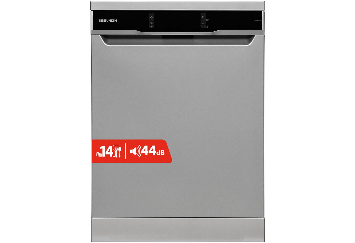 Telefunken Standgeschirrspüler GFS6014AI, 9 l, 14 Maßgedecke, Spülmaschine freistehend 60 cm, 14 Gedecke, Unterbaufähig, EEK A Bild 5