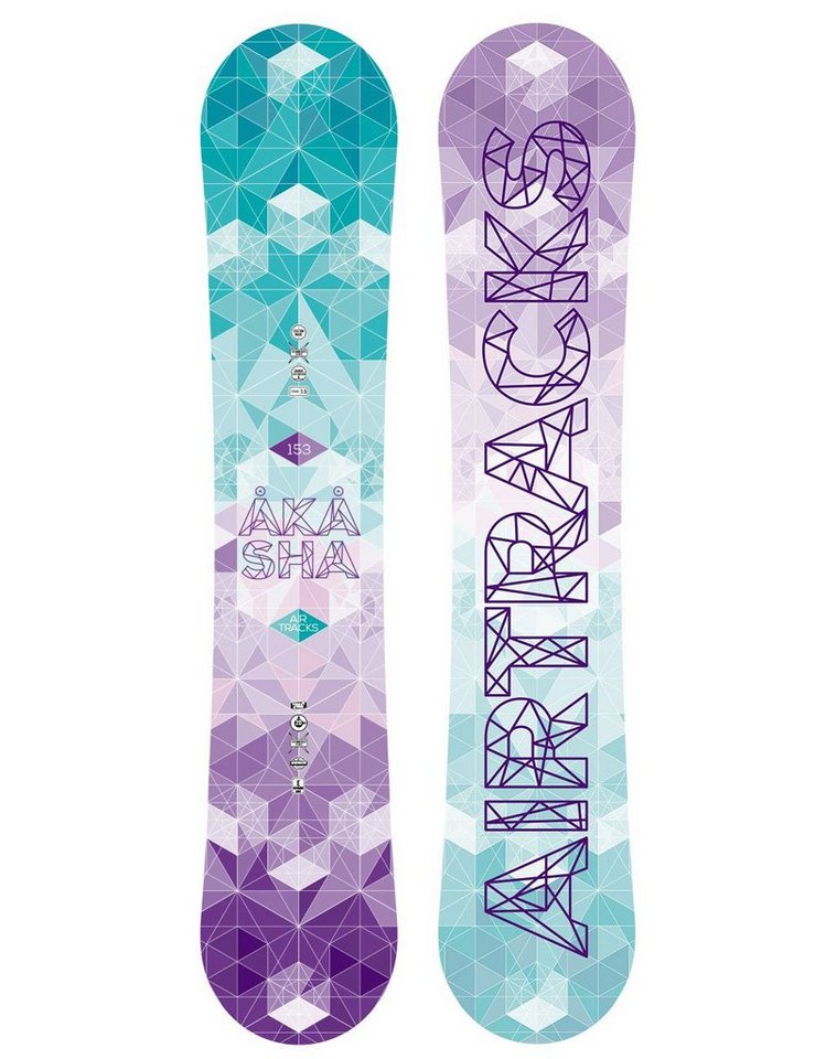 Airtracks Snowboard Damen Snowboard Set Akasha » Mod. 26/27 (3 St., 3er-Pack), Snowboard Akasha + Bindung Master W + Sb Bag / 144 147 150 153 cm
