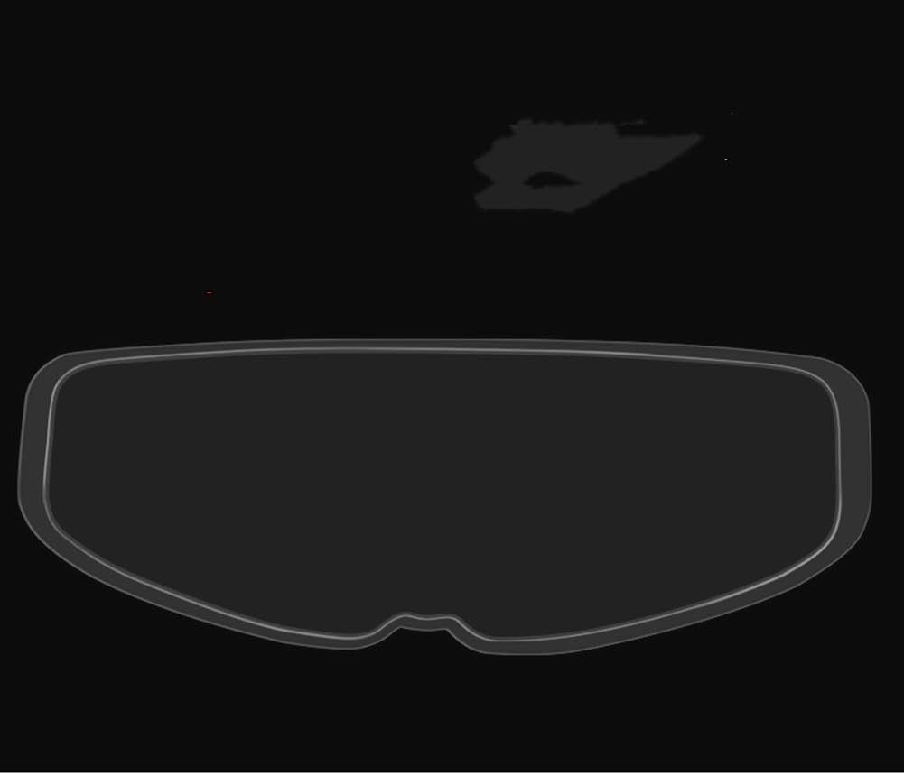 GarveeMore Motorradhelm Anti‑Beschlag‑Folie 26,5×9,8 cm für Motorradhelm‑Visier, optisch klar, zuschneidbar für die meisten Helme, Anti‑Beschlag Folie Motorradhelm