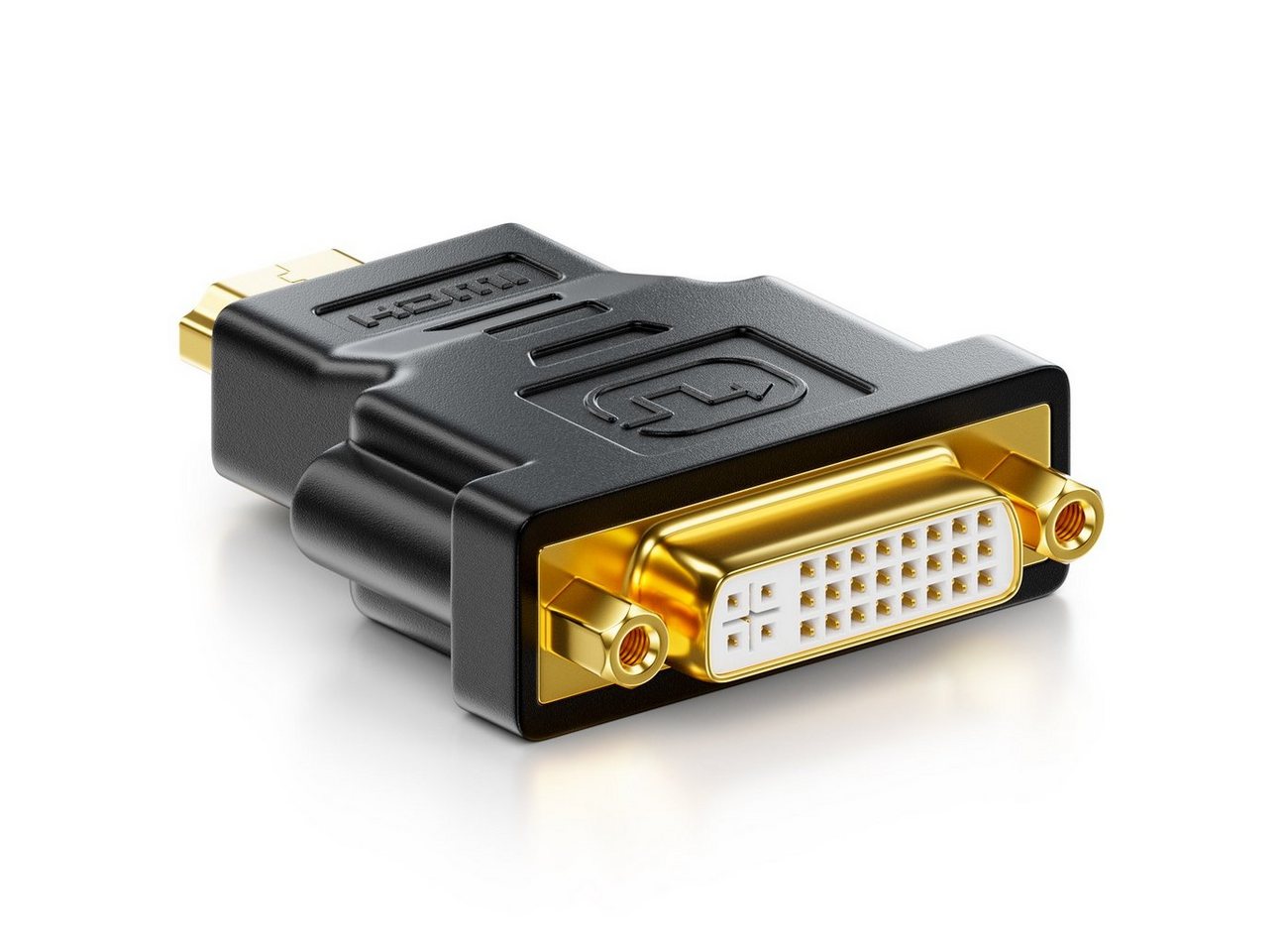 deleyCON deleyCON HDMI zu DVI Adapter - DVI Buchse zu HDMI Stecker HDMI-Kabel Bild 4