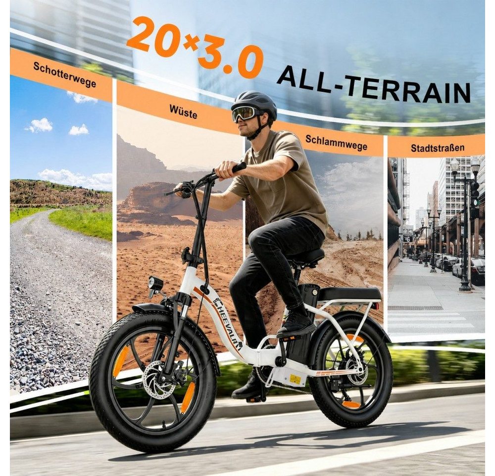 SSY E-Bike Elektro Bike für Stadt, Pendeln und Freizeit, Mittelmotor, (Sichere Scheibenbremsen vorne und hinten), Komfortabler Sattel für angenehmes Fahren Bild 2