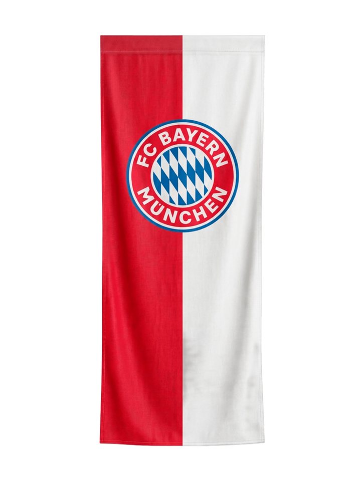 FC Bayern München Fahne FC Bayern München I Bannerfahne Logo 300x120 cm I Rot/Weiß Bild 3