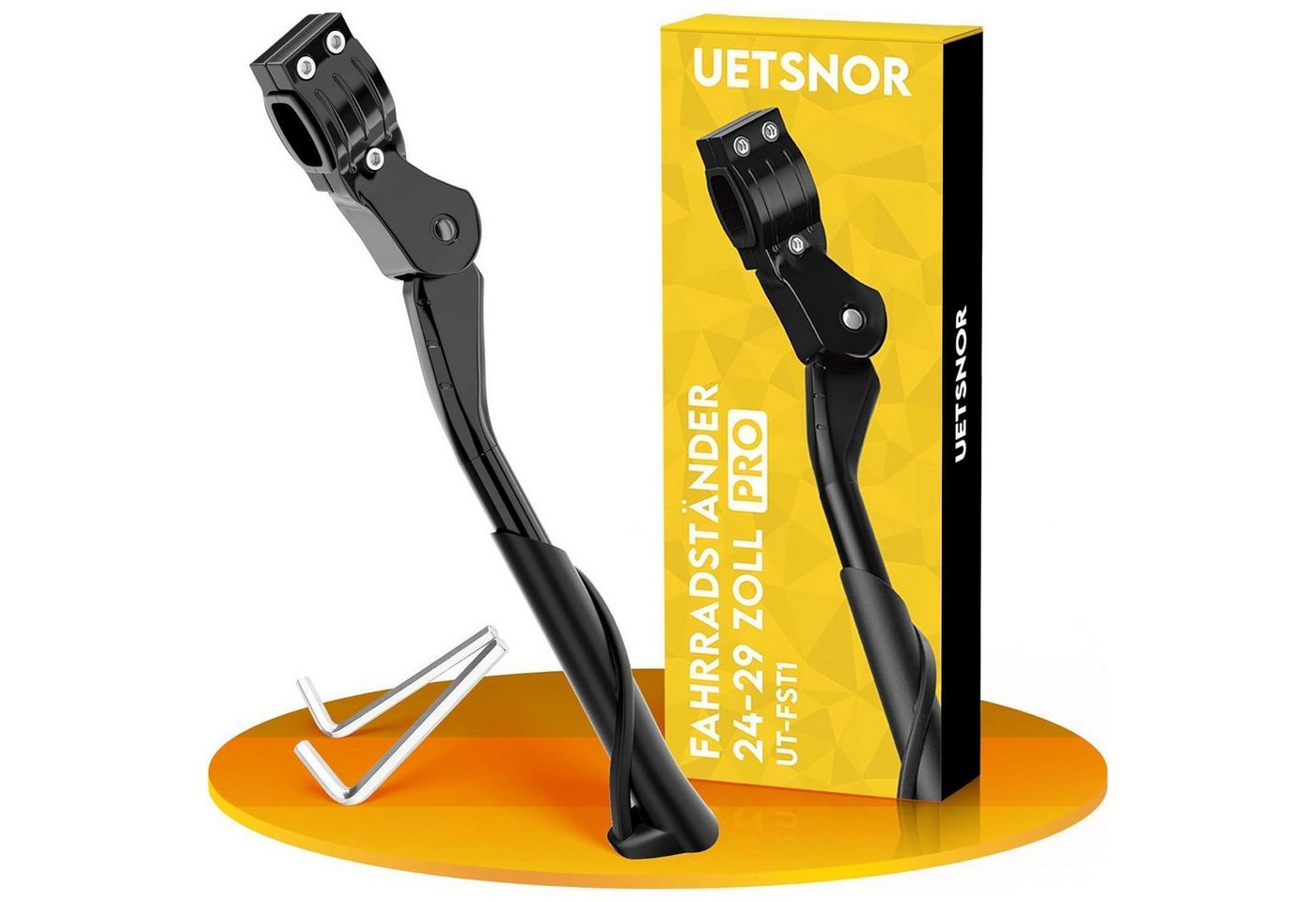 LuxusKollektion Fahrrad-Seitenständer Fahrradständer 24-29 Zoll, Höhenverstellbar, Last 35 Bild 2