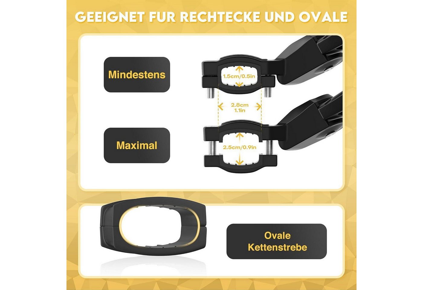 LuxusKollektion Fahrrad-Seitenständer Fahrradständer 24-29 Zoll, Höhenverstellbar, Last 35 Bild 4