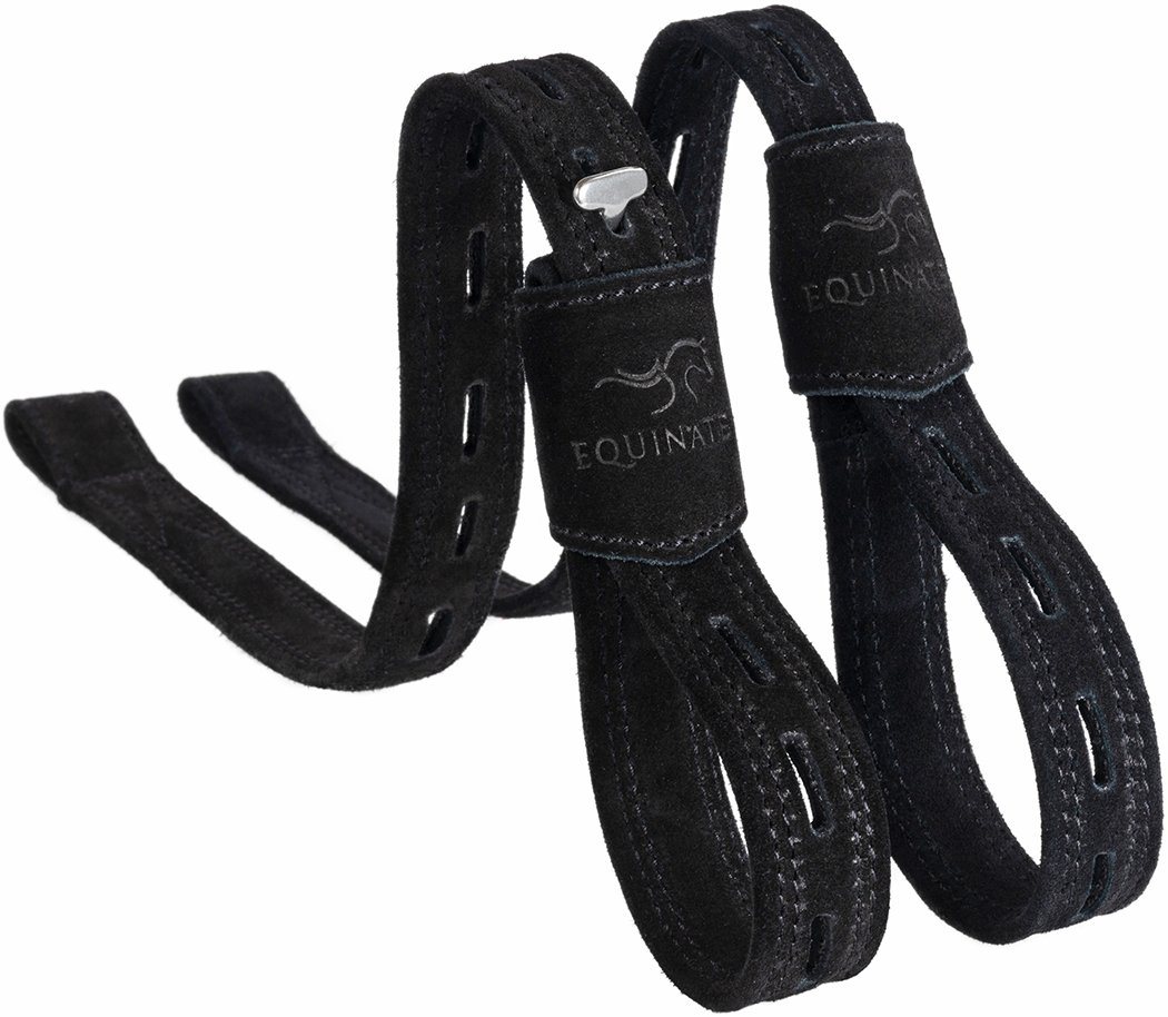 Equinate Steigbügel Slimline Mono Steigbügelriemen Columbia aus Wildleder, mit Nylonkern Bild 4