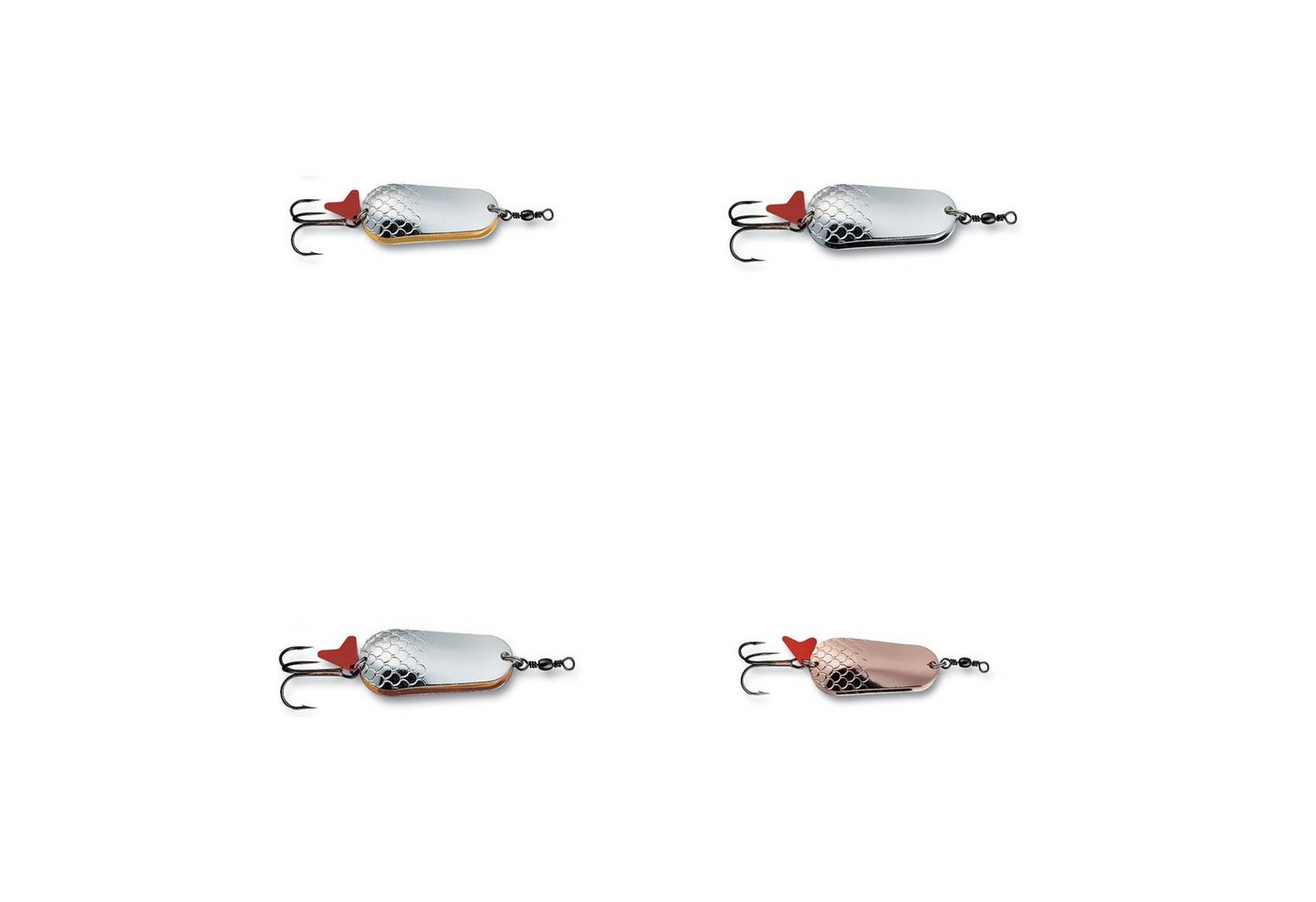 DAM Fishing Kunstköder, DAM Effzett Twin FZ 16g Silber/Silber Blinker