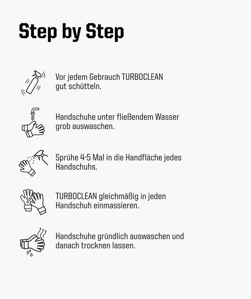 T1TAN Torwarthandschuhe Reiniger, TURBOCLEAN, 200ml Bild 5