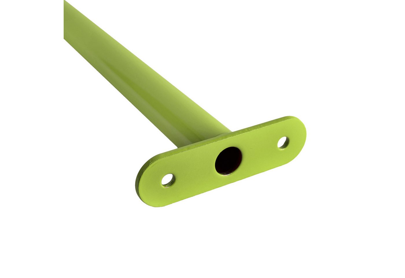 ROG-Gardenline Turnreck Reckstange Metall stabile Turnstange inklusive Montagematerial, (apfelgrün / lime, 90 cm) Bild 4