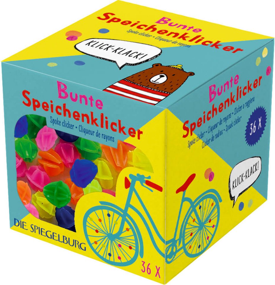 COPPENRATH DIE SPIEGELBURG Fahrradklingel Bunte Speichenklicker - Bunte Geschenke