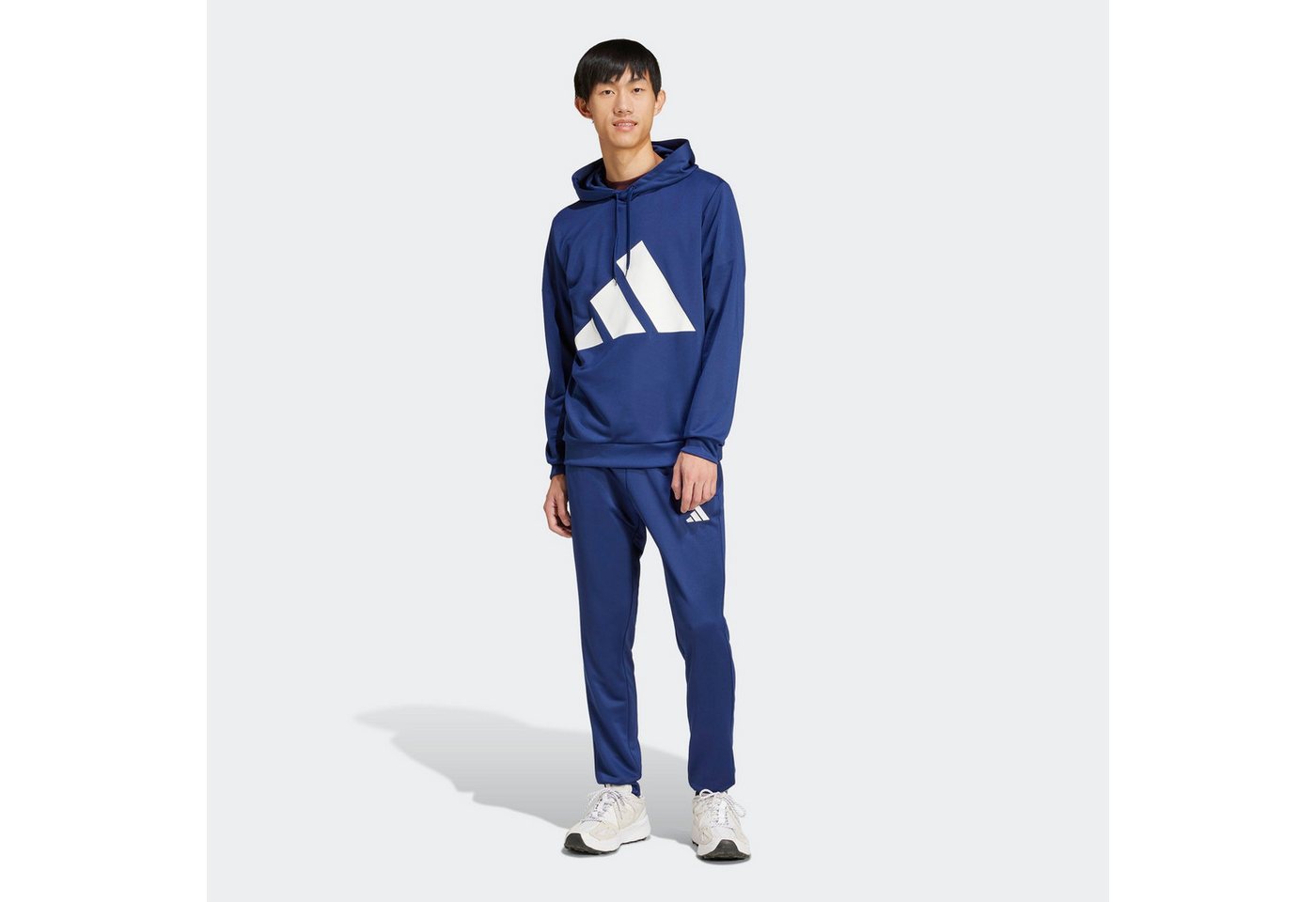 adidas Sportswear Trainingsanzug SPORTSWEAR BIG LOGO FRENCH TERRY HOODED (2-tlg), zweiteiliges Set aus Hose und Hoodie Bild 3