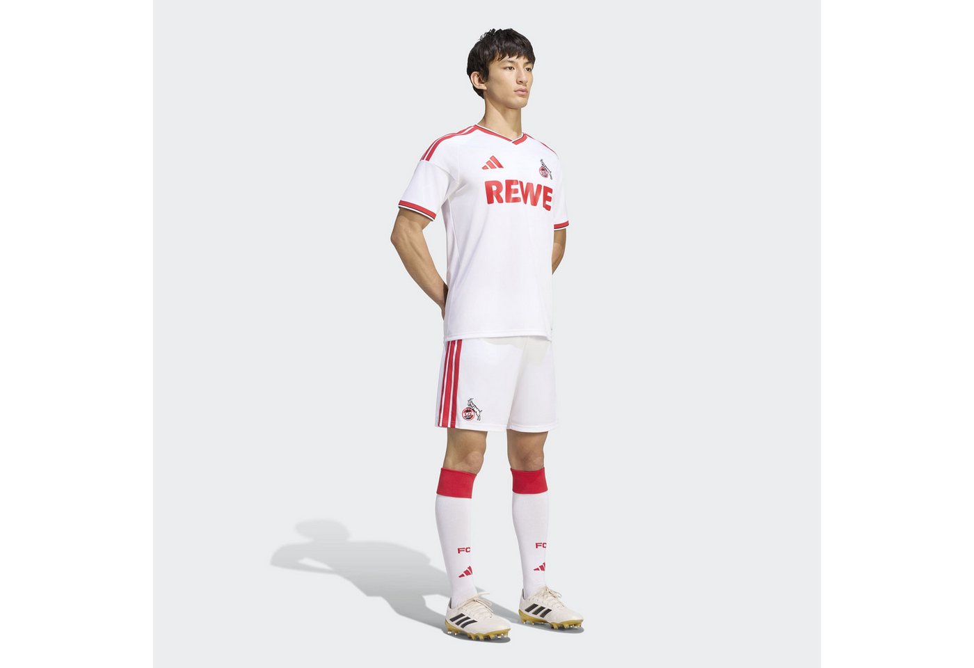 adidas Performance Fußballtrikot 1. FC KÖLN 26/27 HEIMTRIKOT mit Climacool®-Technologie, mit V-Ausschnitt, mit Thermodruck-Detail Bild 2