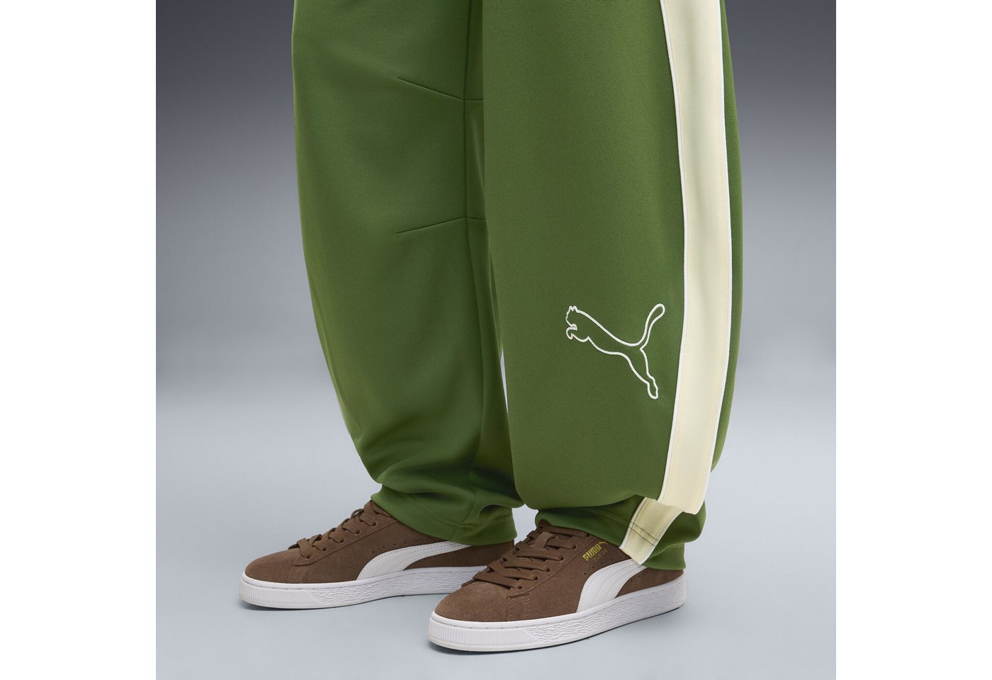 PUMA Sporthose T7 Love Of The Cat Relaxed Barrel Trainingshose Damen