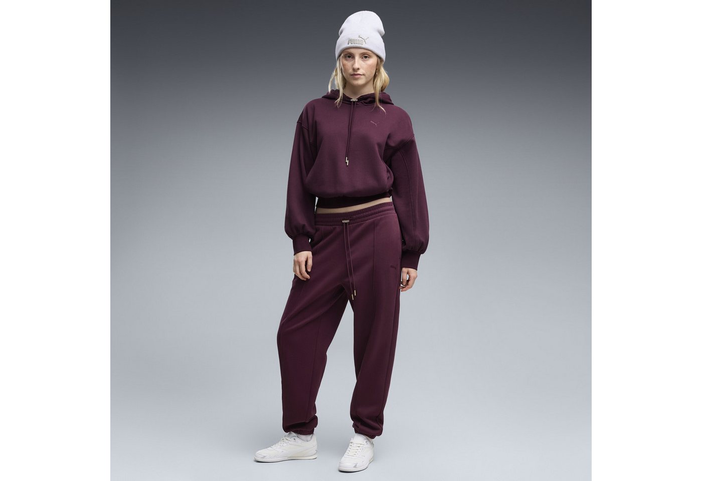 PUMA Sporthose HER Fleece Hose Damen Bild 3