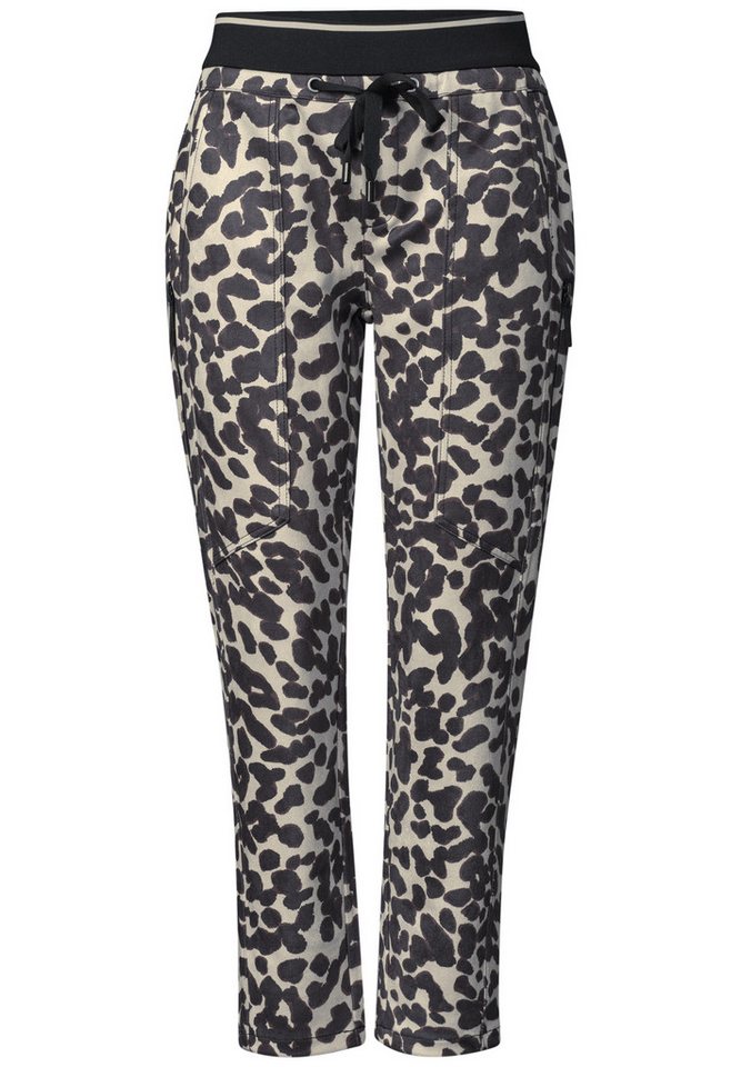 STREET ONE STUDIO Jogger Pants mit Leo-Muster Bild 3