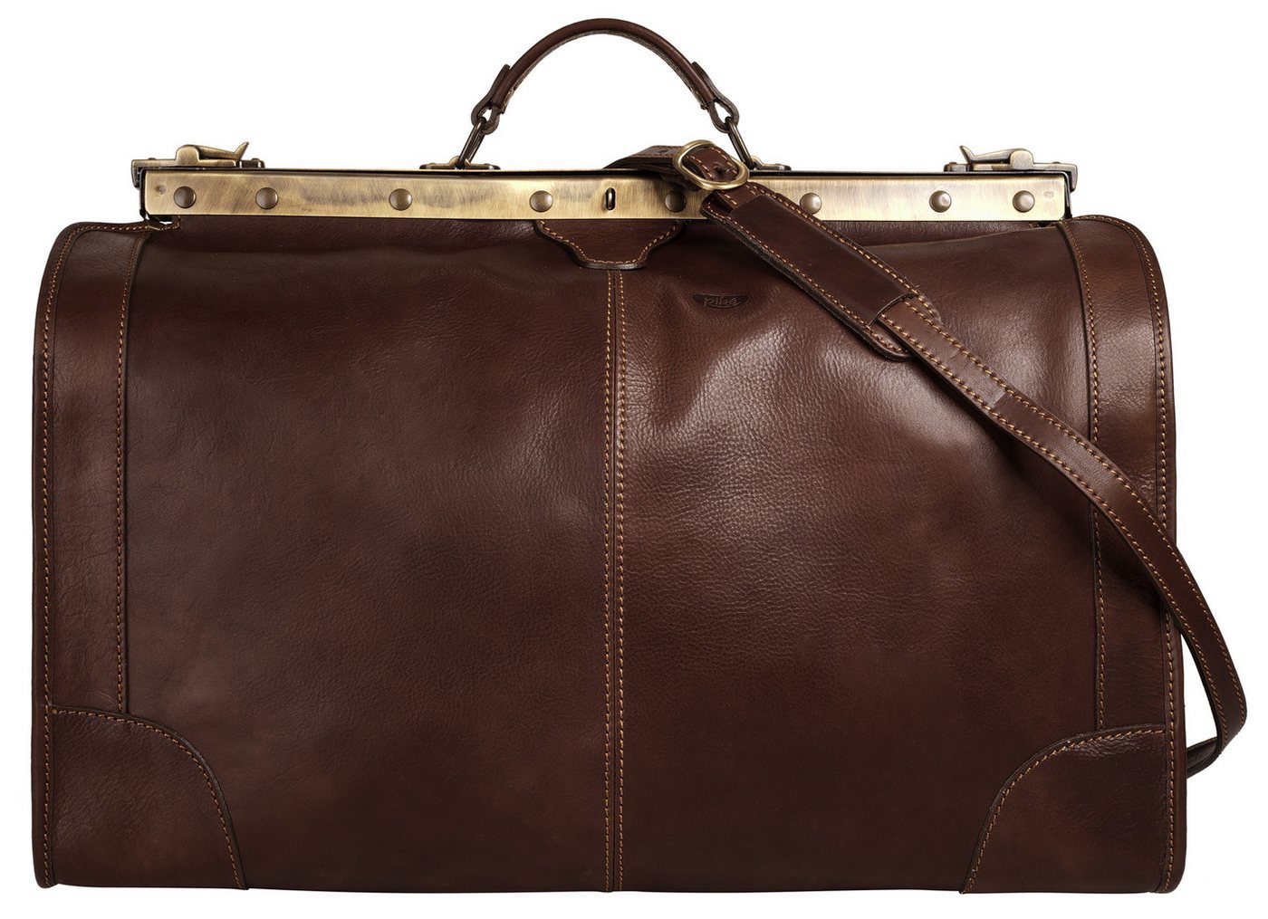 Piké Reisetasche LOMBARDIA GRANDE, echt Leder, Made in Italy Bild 2